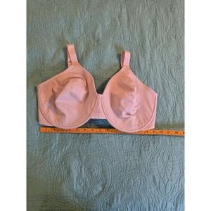 Vanity Fair Beauty Back Full Figure Minimizer Underwire Bra 76080 Blush Sz 40DDD
